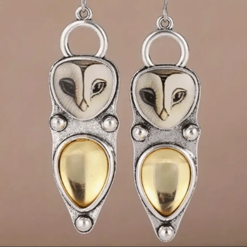 Owl Dangle Earrings
